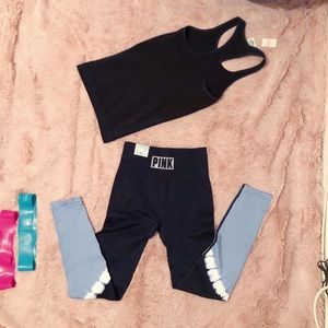 Pink Victoria’s Secret Cool & Comfy Tights